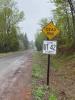 The 'UT' references an unorganized territory road in Cook County. Photo by Jennifer Schulz